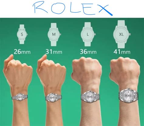 rolex case sizes|rolex watch sizes chart.